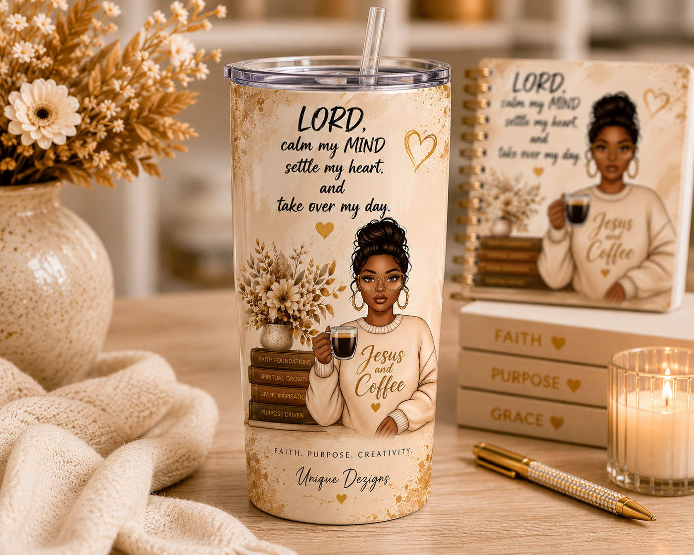 Christian Custom Calendar/ Notebook