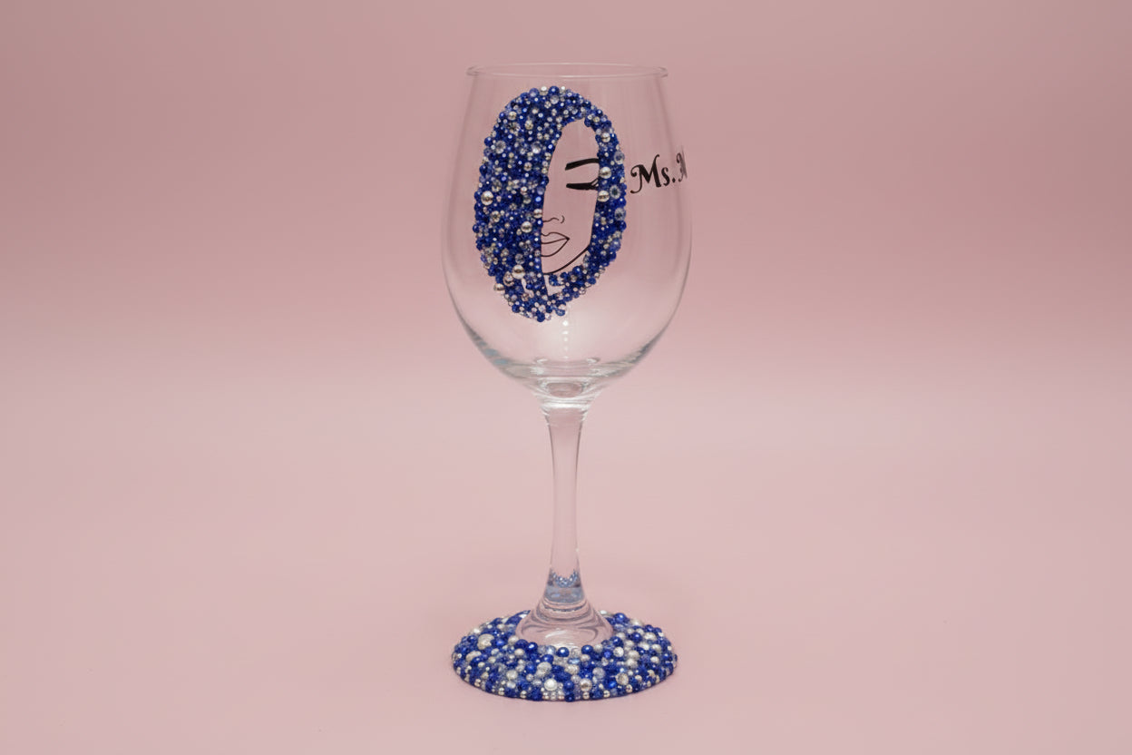 BLING WINE GLASS