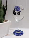 BLING WINE GLASS