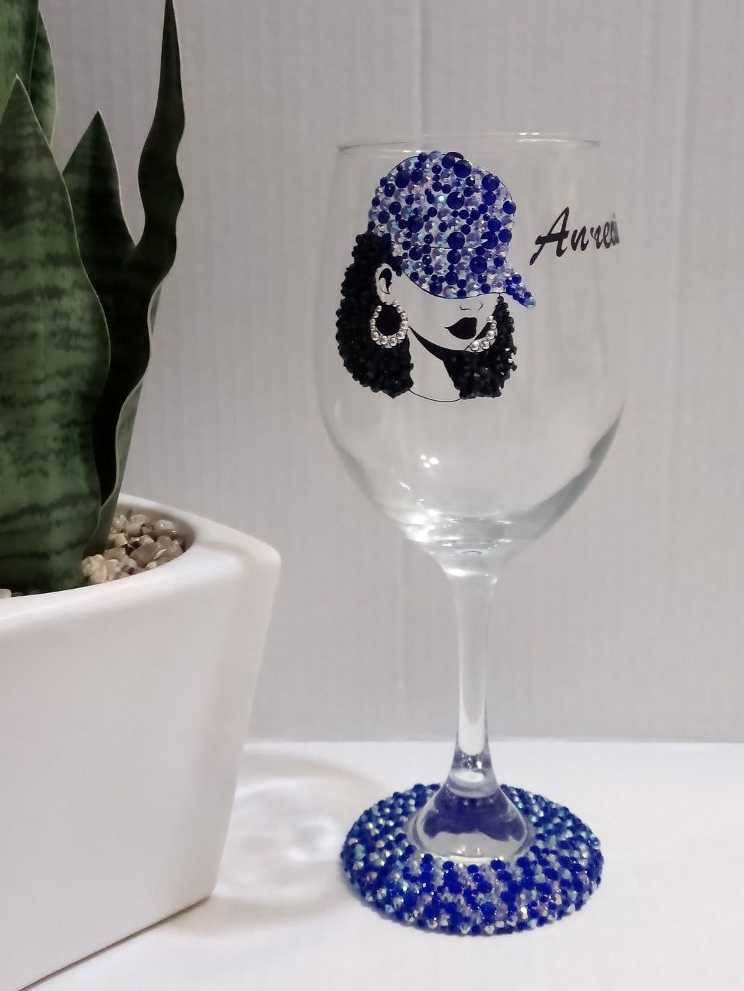 BLING WINE GLASS