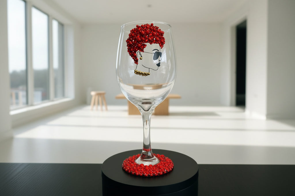 Elegant Bling Wine Glass