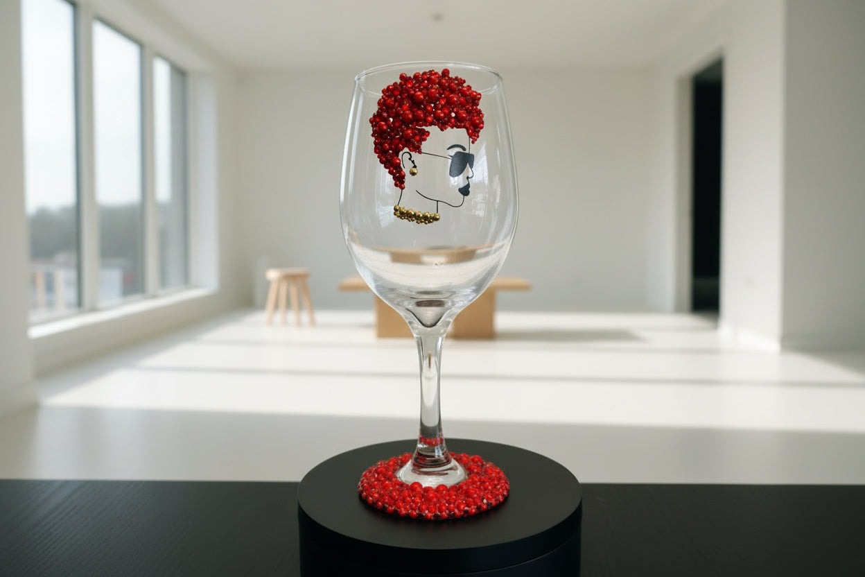 Elegant Bling Wine Glass