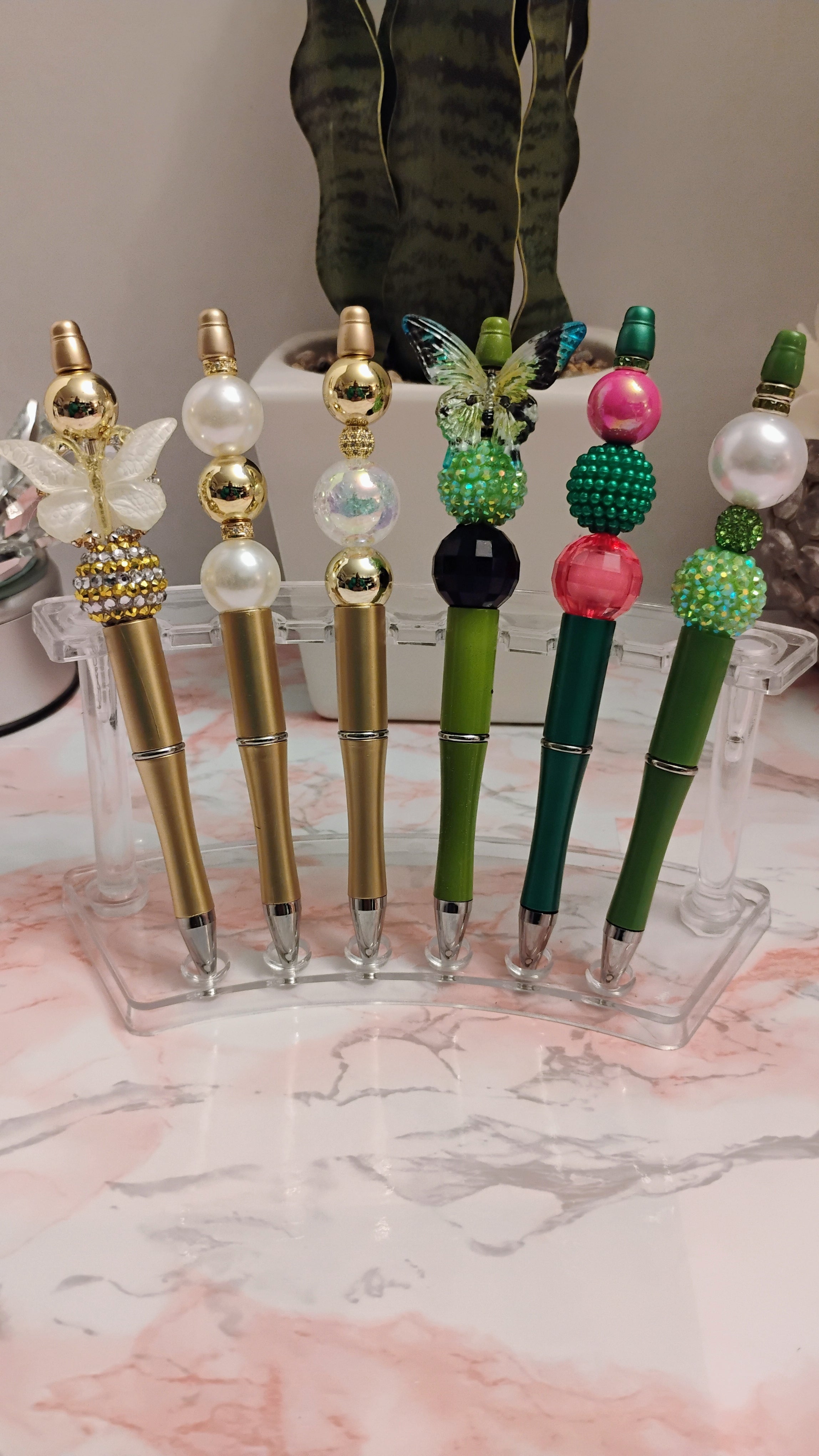 Colorful Bling Handcrafted Pens-Custom Made-to-Order Writing Glam