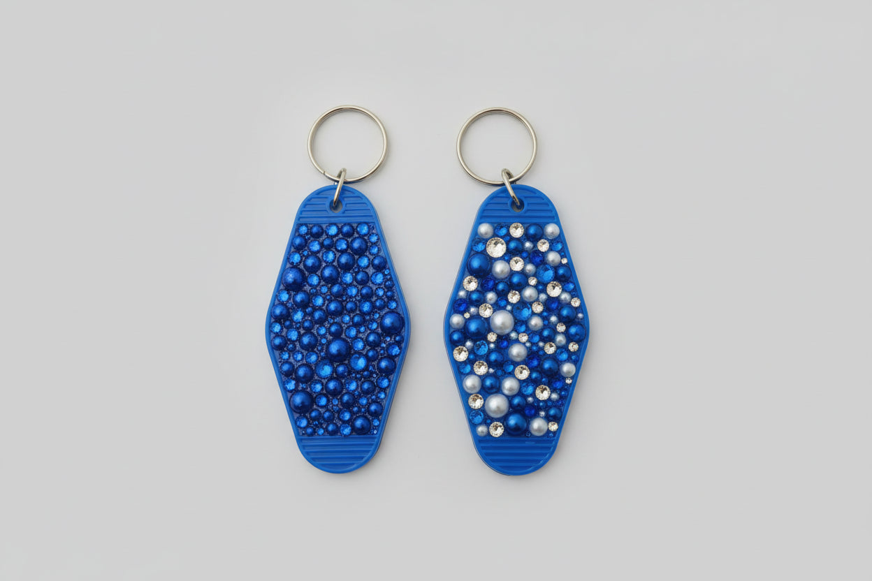 "Sparkling Bling Keychain- Handcrafted Glam Accessory"