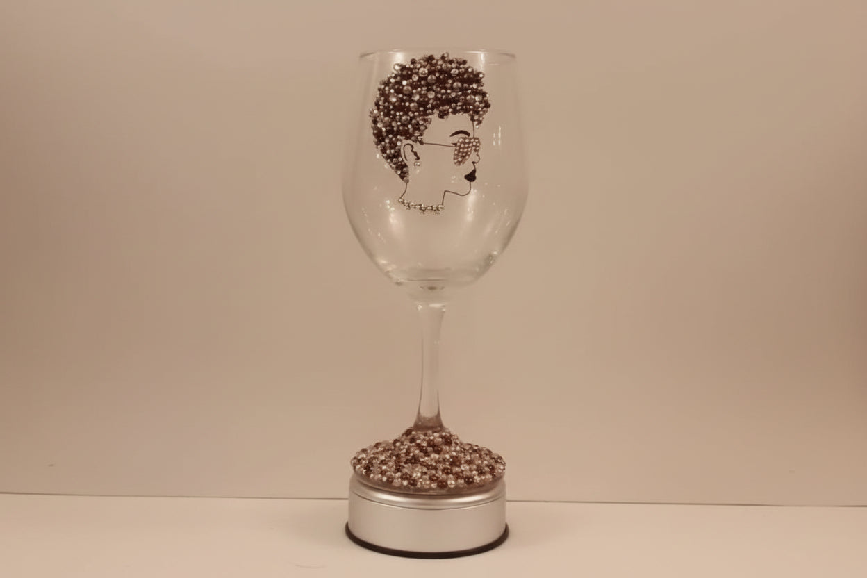 Elegant Bling Wine Glass