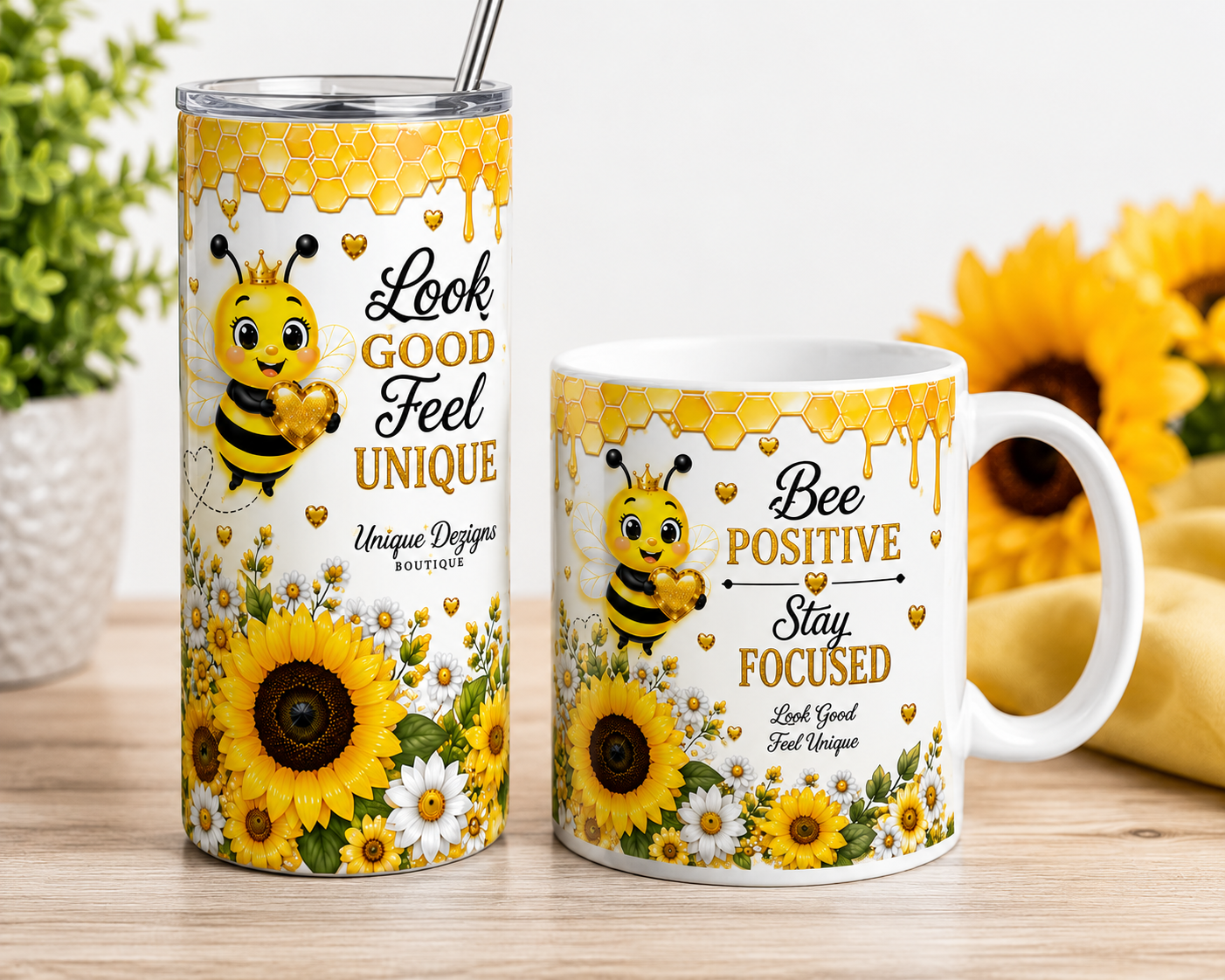 Yellow Bumble Bee planner| Printable Planner Pages | Undated Monthly Calendar | Birthday List | Contact Tracker | Shopping List | Notes | Personal Information | Digital Download